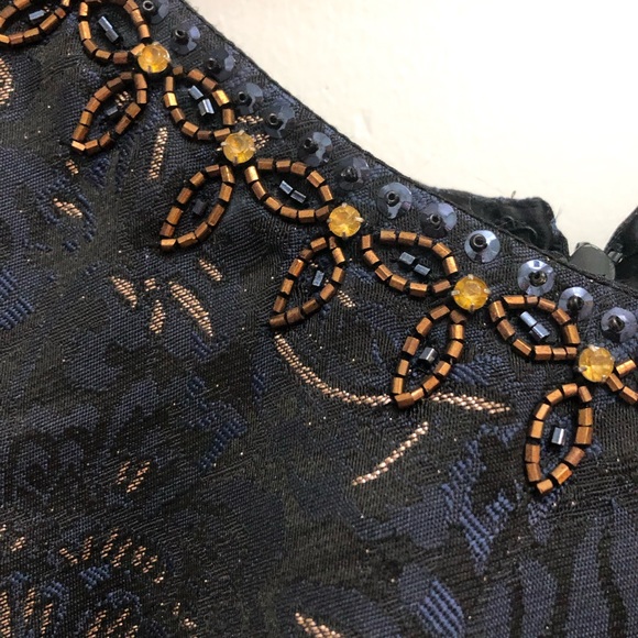 Beautiful Brand NewMonsoon dress with gorgeous beading. Size 10US really lovely! - Picture 5 of 7